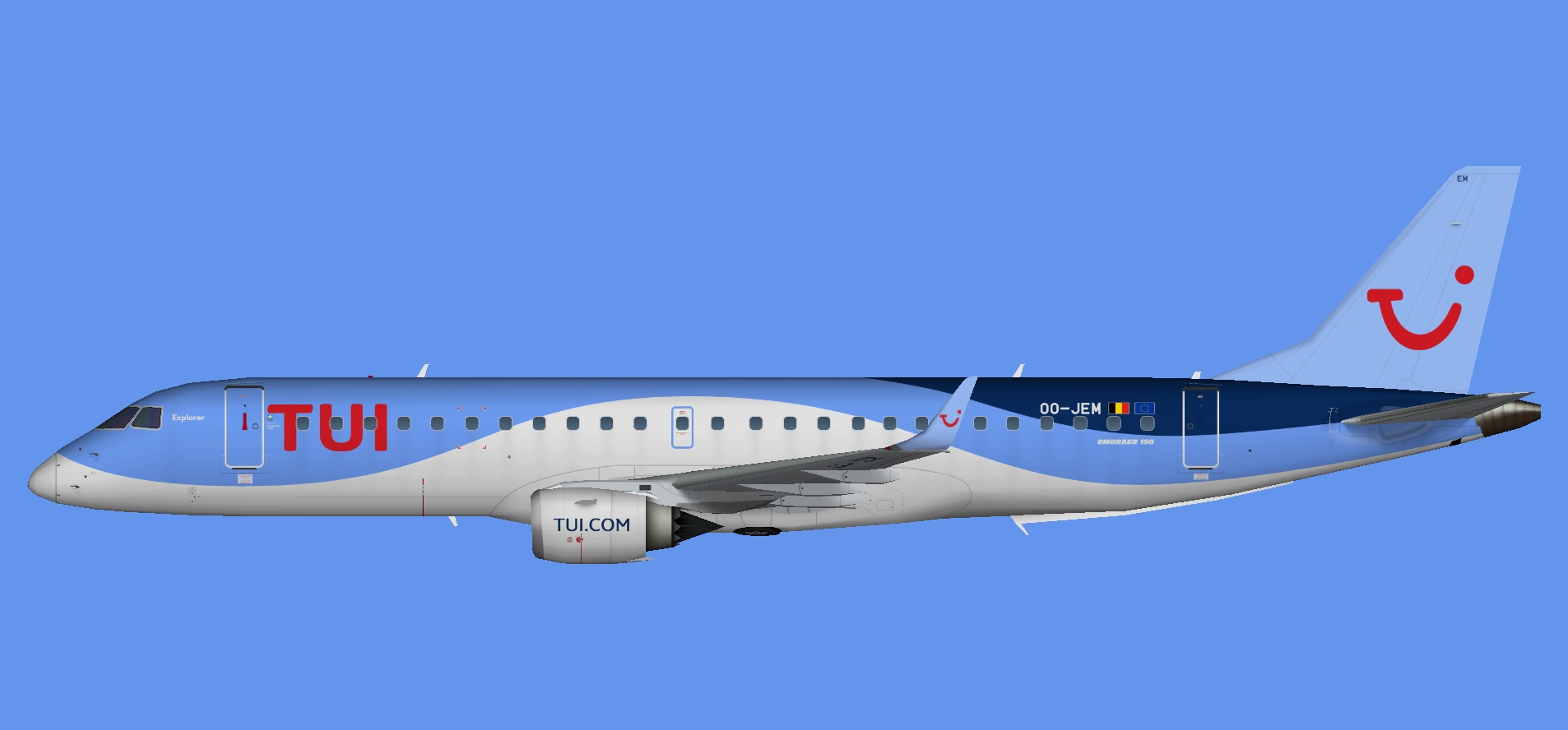 TUI Airlines Belgium Embraer E-190 NC