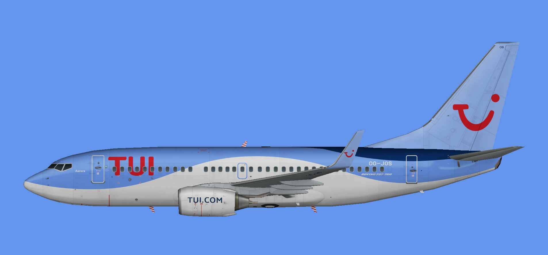 TUI Airlines Belgium Boeing 737-700w NC