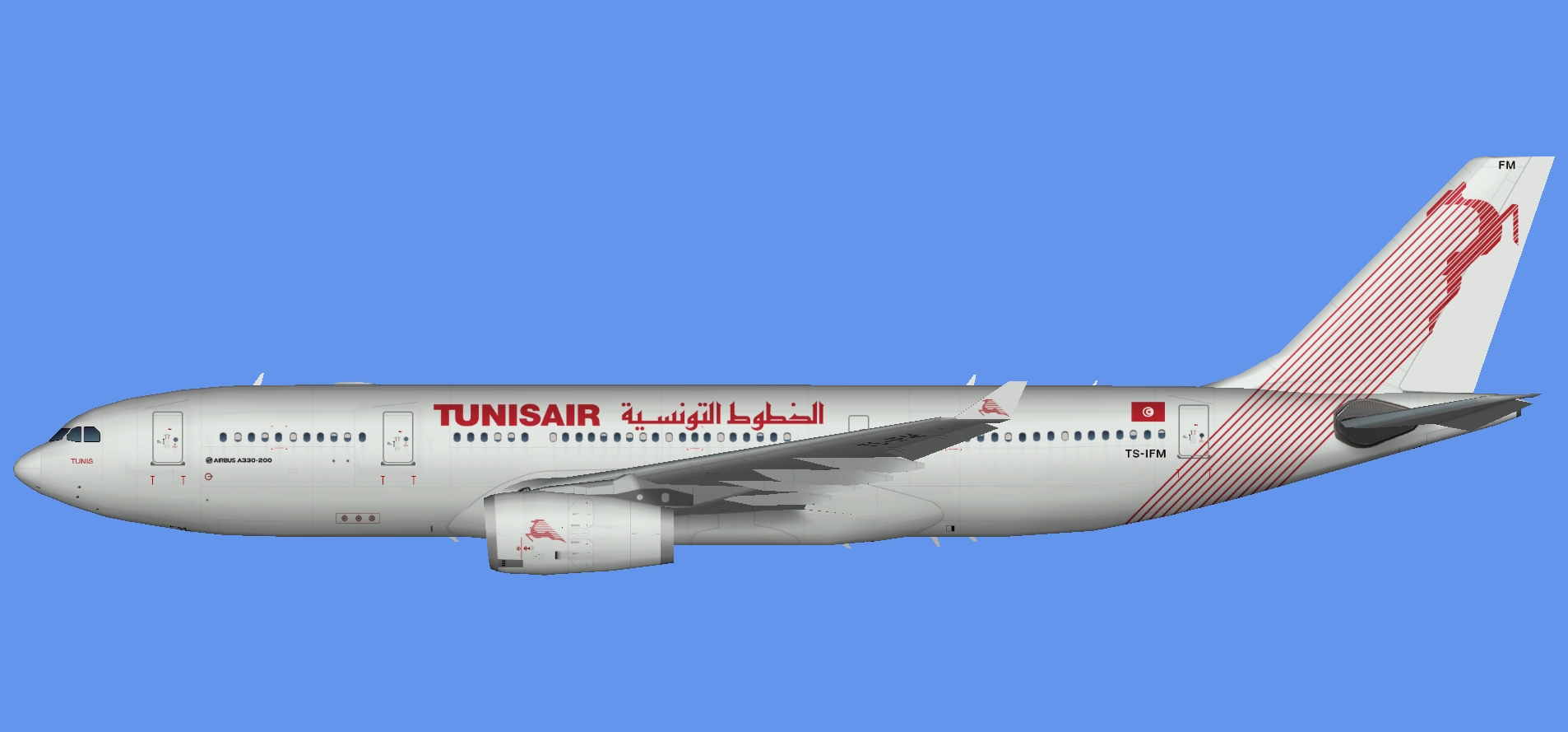 Tunisair Airbus A330-200 (TFS)