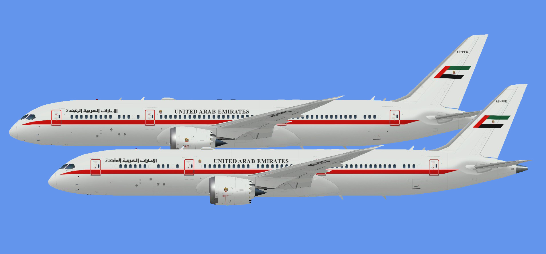 UAE Presidential Flight 787-9 (UTT)