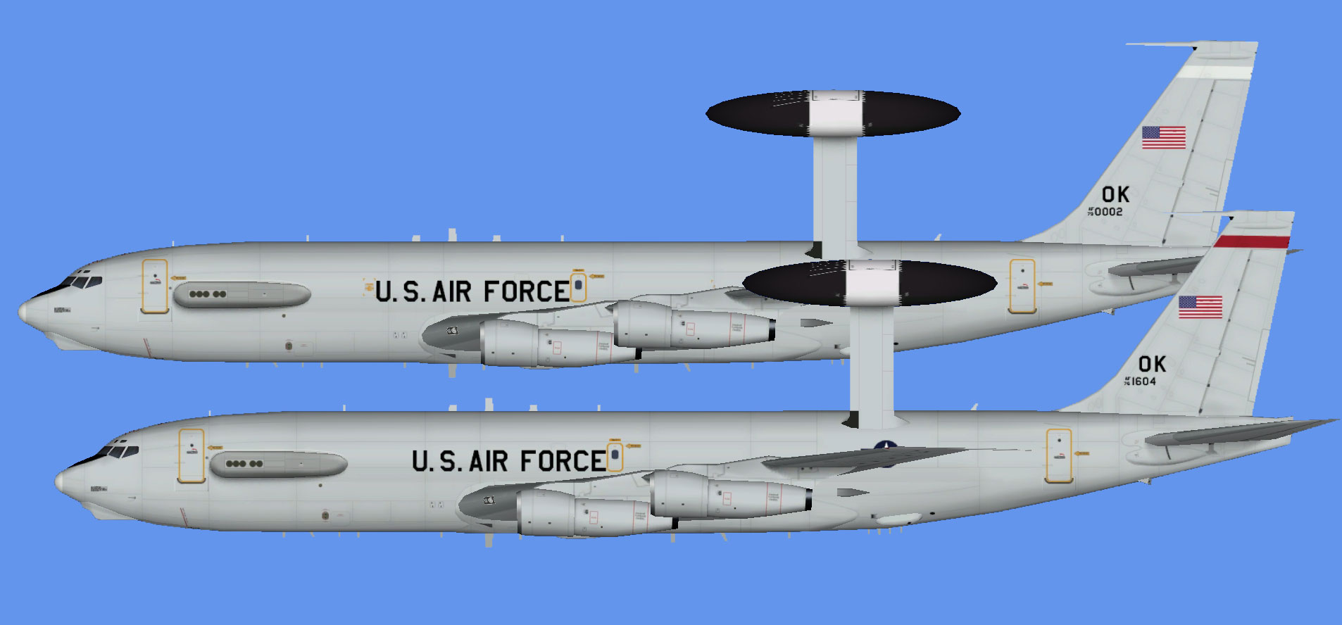 USAF Boeing E-3A Sentry Oklahoma