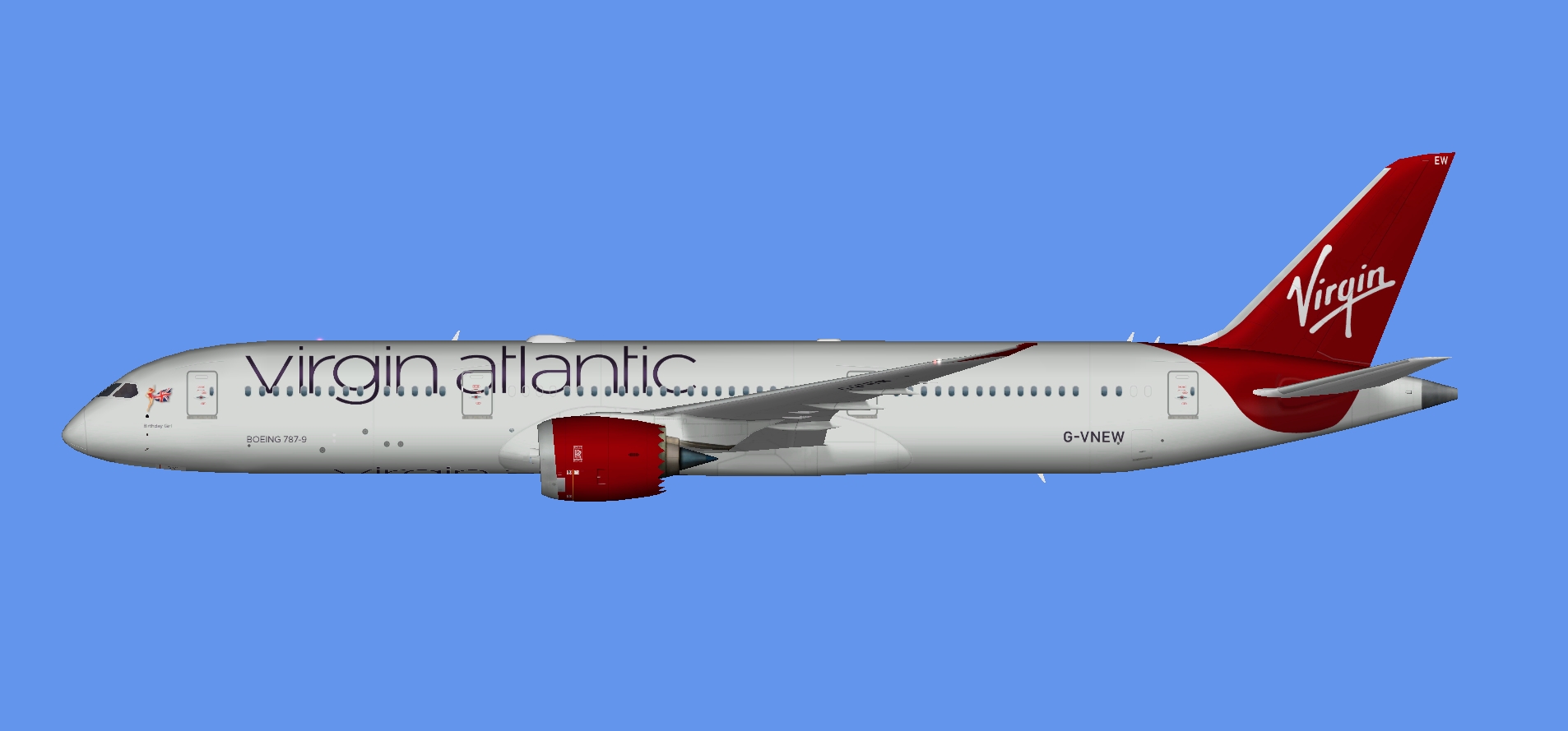 Virgin Atlantic Boeing 787-9 (FSP)