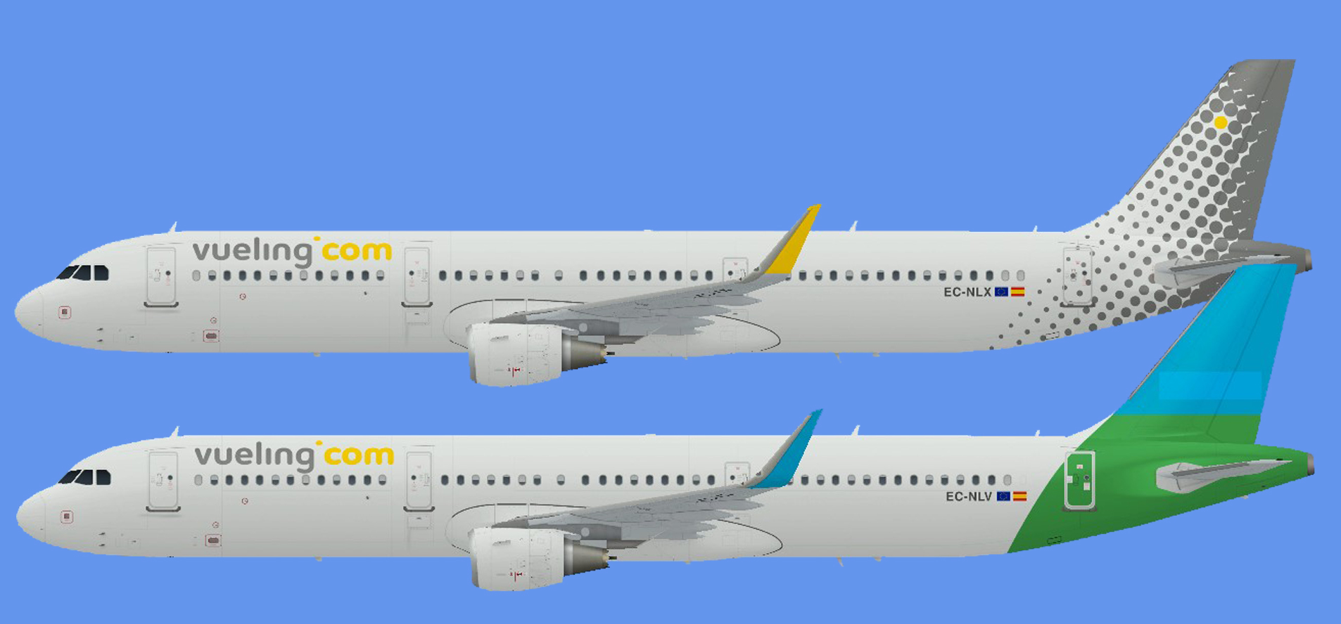 Vueling Airbus A321 Level hybrid