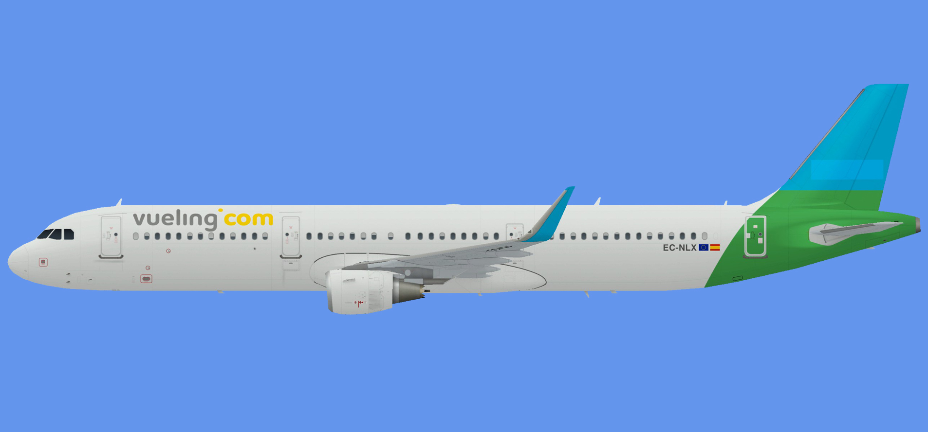 Vueling Airbus A321 Level hybrid