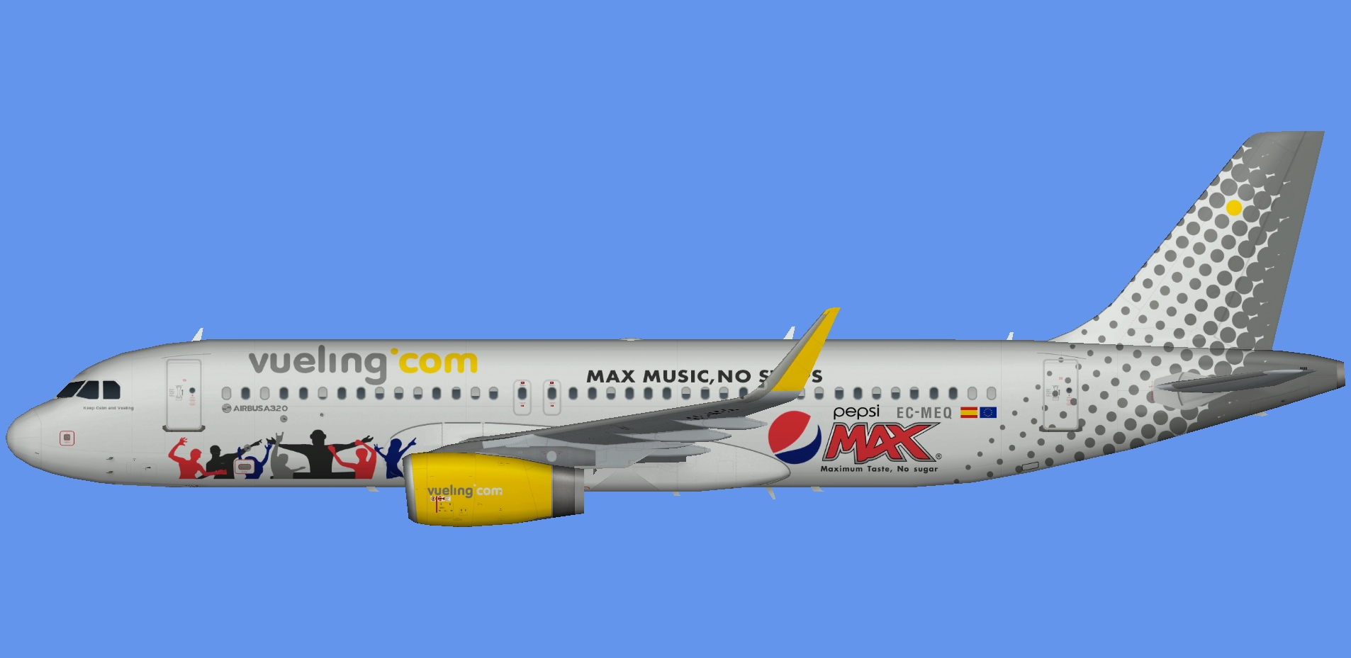 Vueling Airbus A320 Pepsi logojet