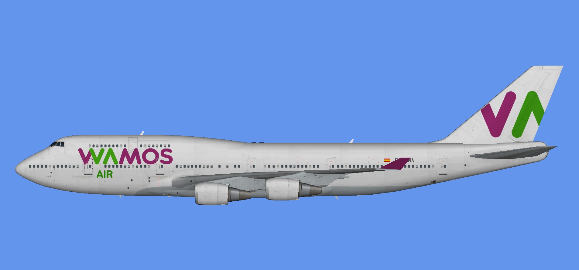 Wamos Air Boeing 747-400 (GE)