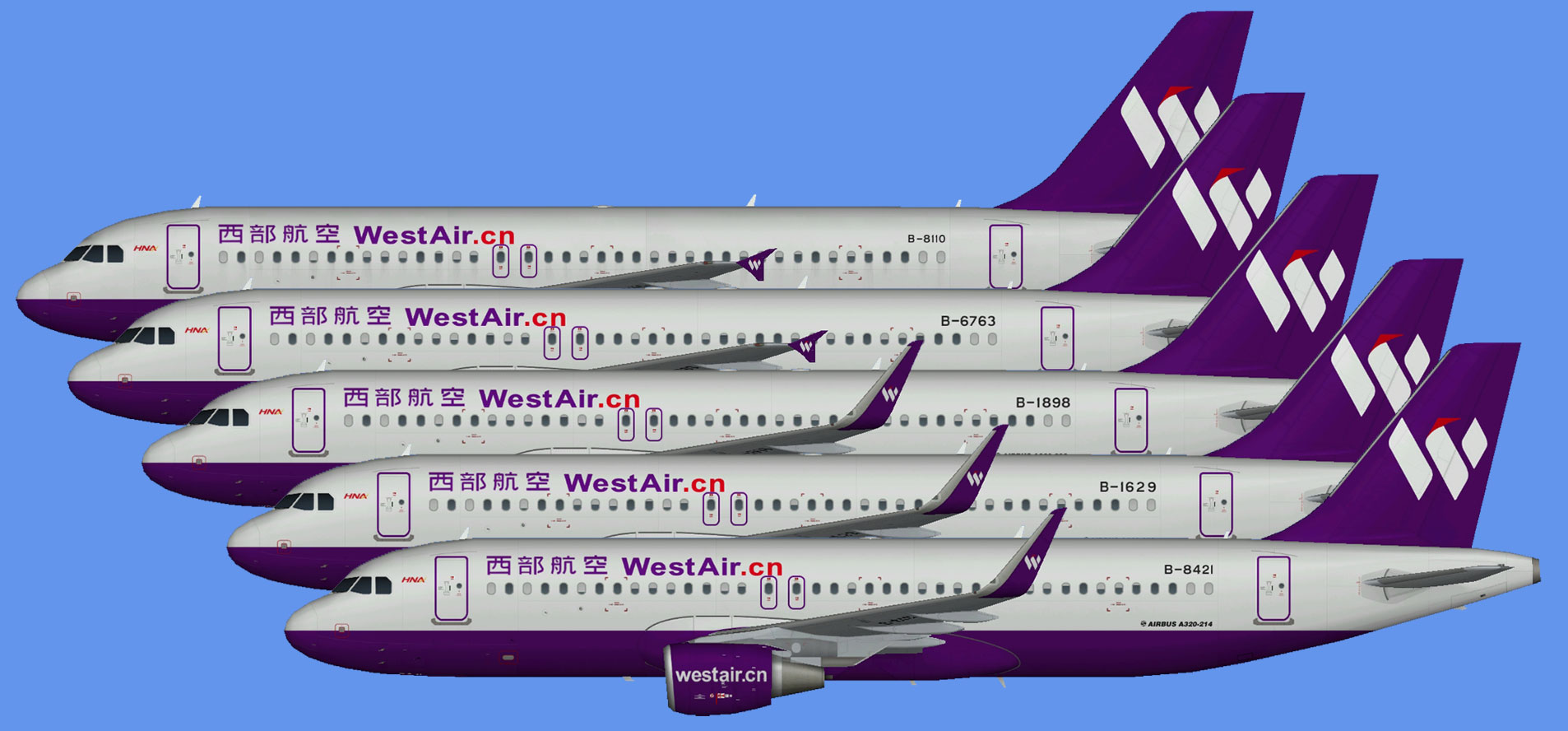 West Air Airbus A320 NC