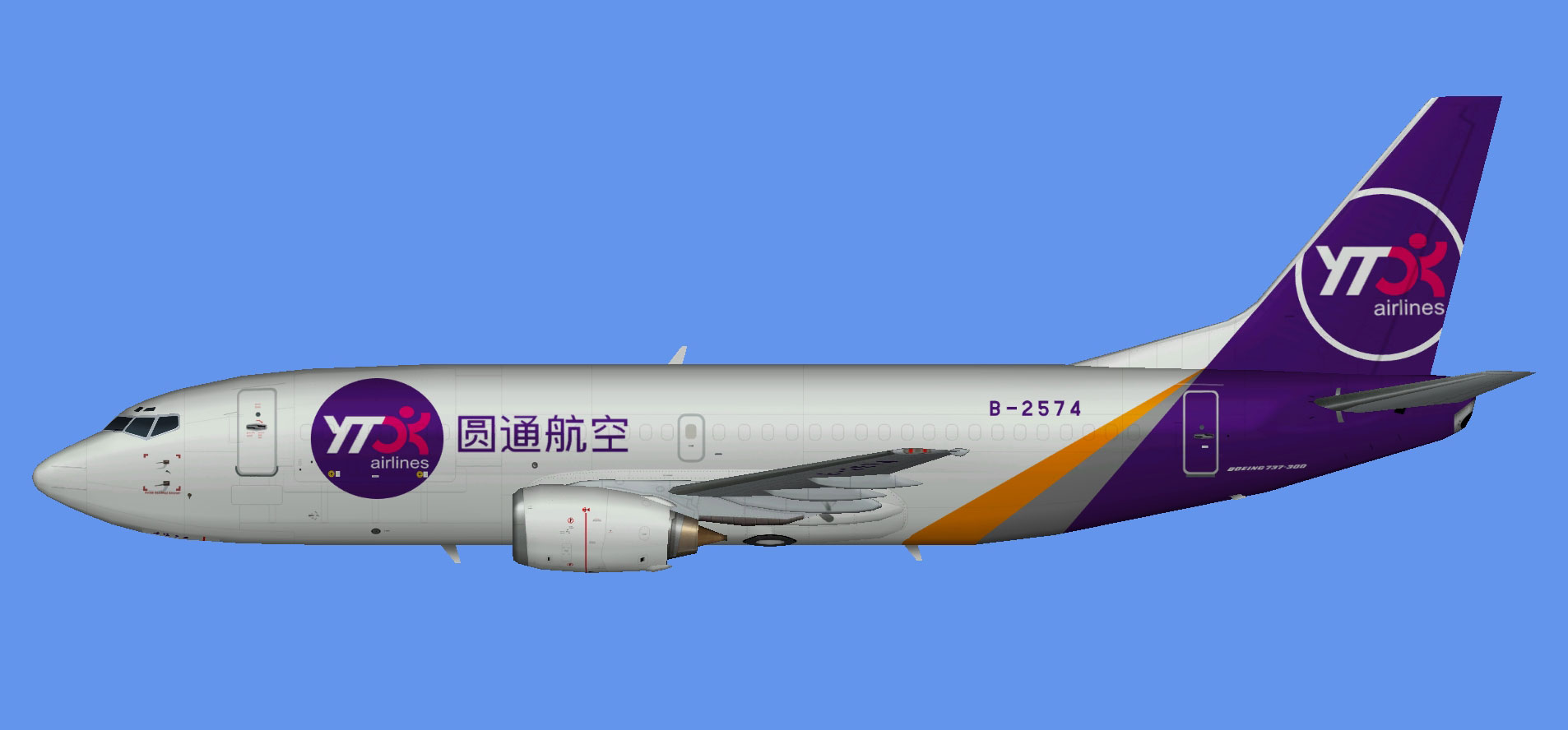 YTO Cargo  Boeing 737-300